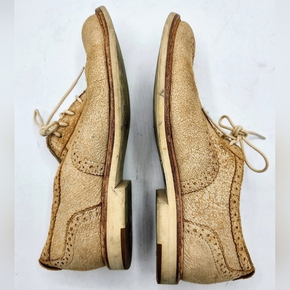 UGG CAELYN TAN SUEDE LEATHER OXFORD SHOES SIZE 7 - Picture 9 of 12